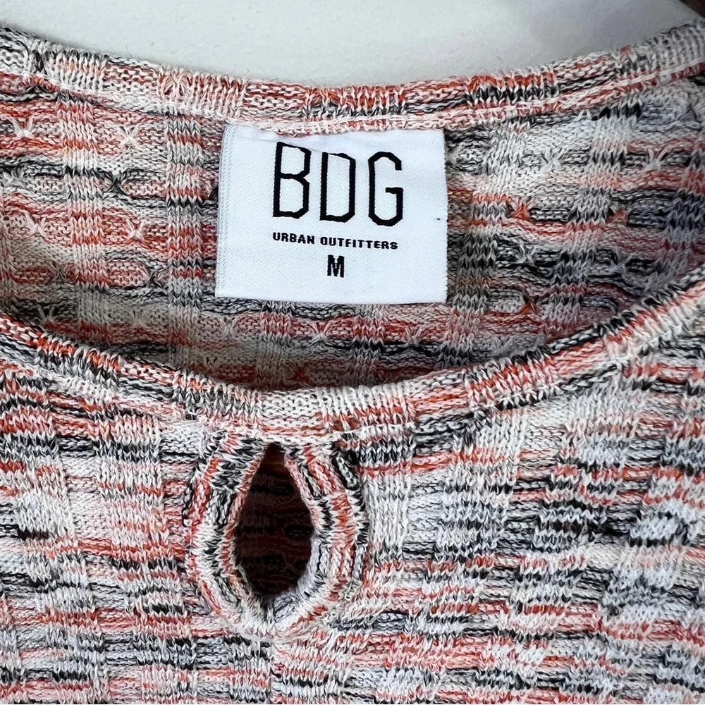 BDG Urban Outfitters Multicolor Long Sleeve Crop Top